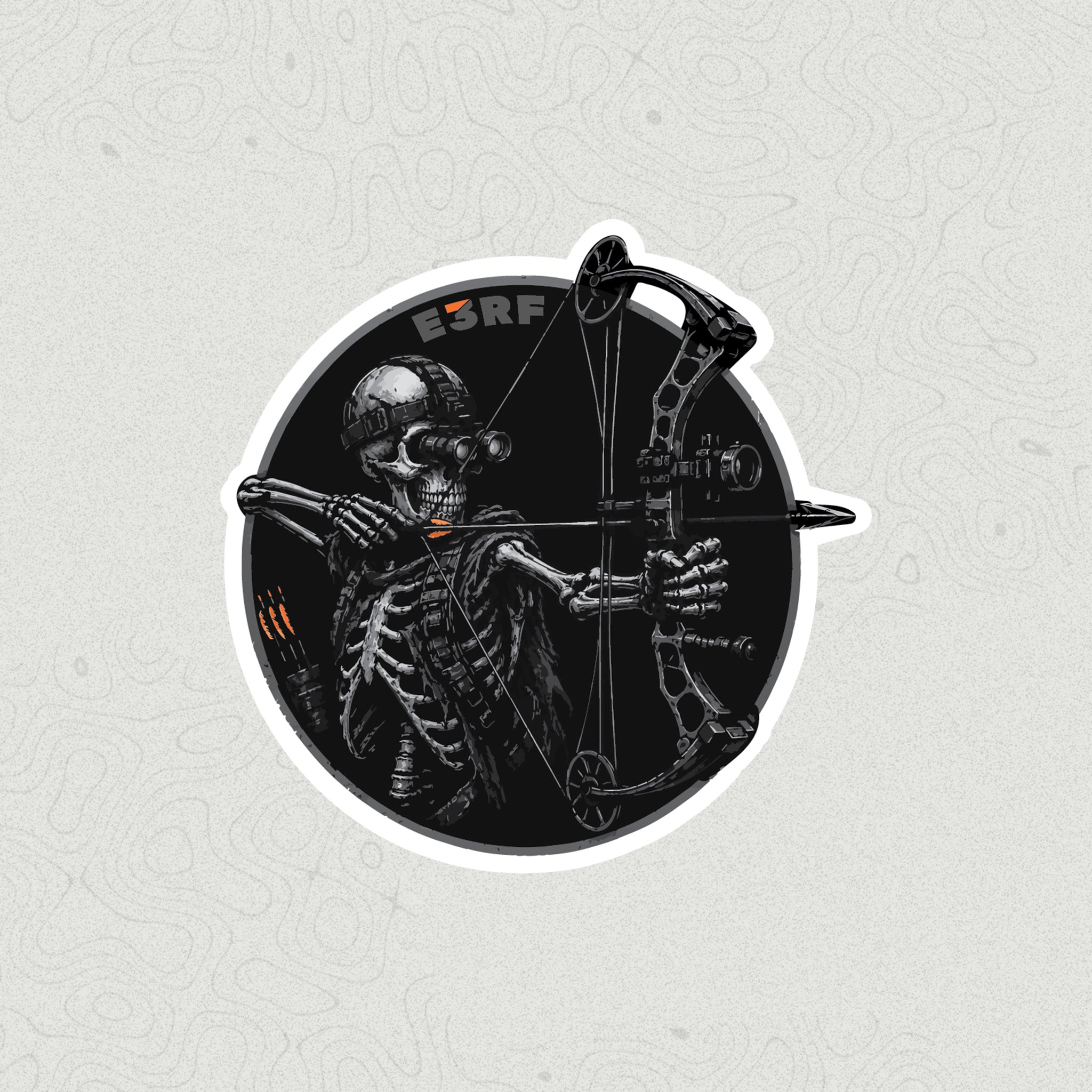 Bones & Bows Sticker